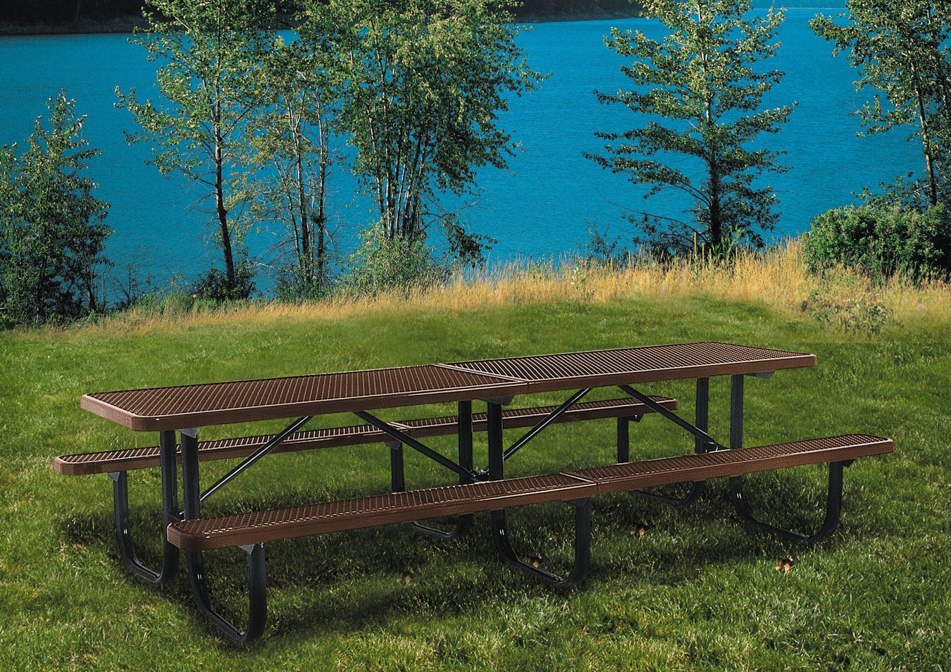 238-3 Extra Heavy-Duty Shelter Table with 3-Frame