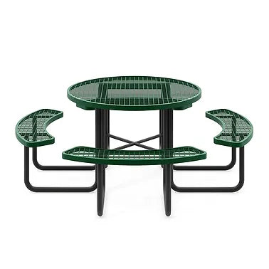 46" Round Table 4 Seats Diamond Pattern