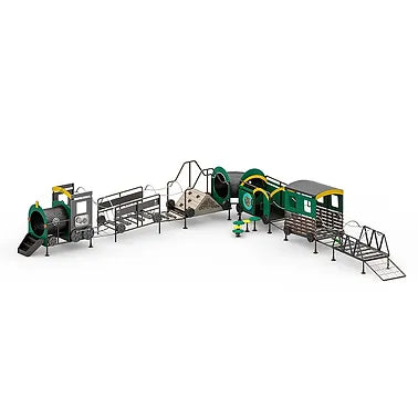 WiseSkills Outdoor Motor Skills Train Corner Set Playground