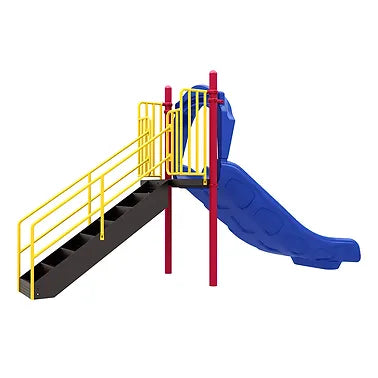 4' Freestanding Double Slide