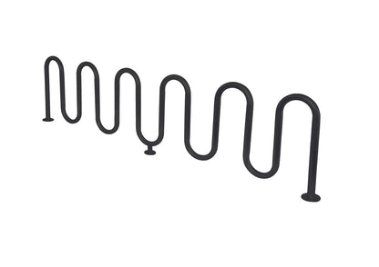 Contemporary Loop Bike Rack: 9 Loop