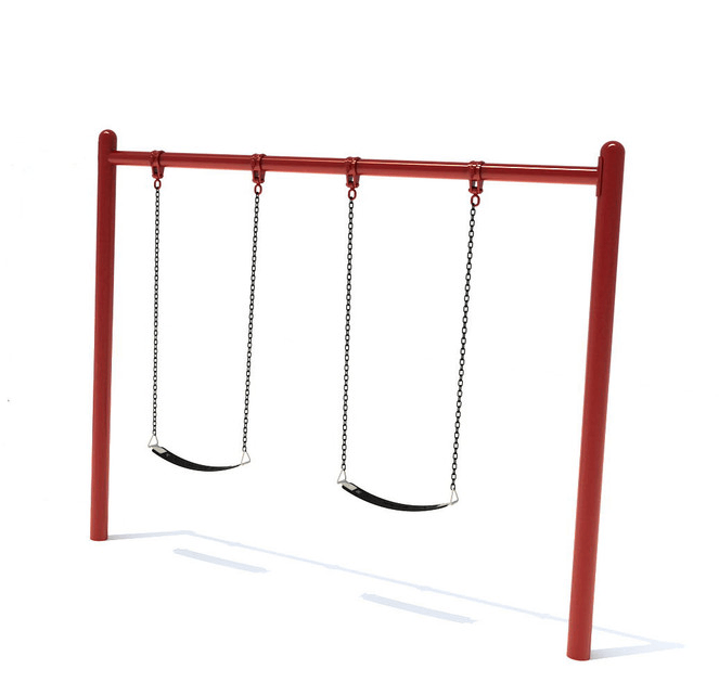 5" Single Post Swing 8ft-1 Bay