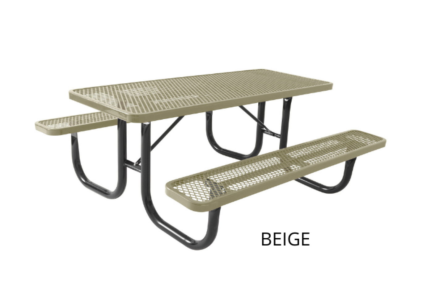 238 Extra Heavy-Duty Rectangular Table with Perforated Pattern