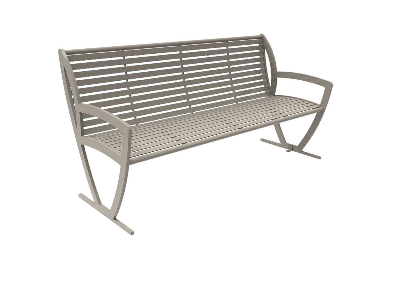 Augusta Bench with Back: 93 Series