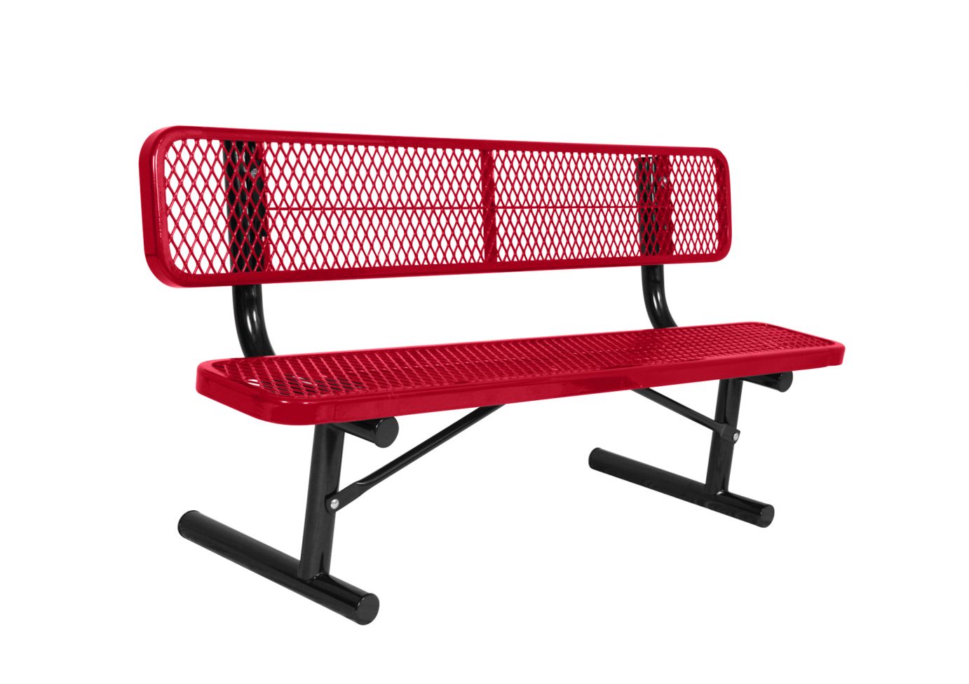 940 Extra Heavy-Duty Bench With Back: 12" Seating