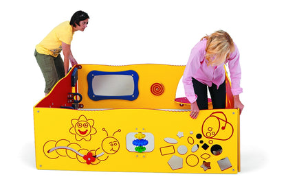 Learn-A-Lot Play Station & Sensory Wall: 4 Panel Configuration Play Structure with Mount Kit