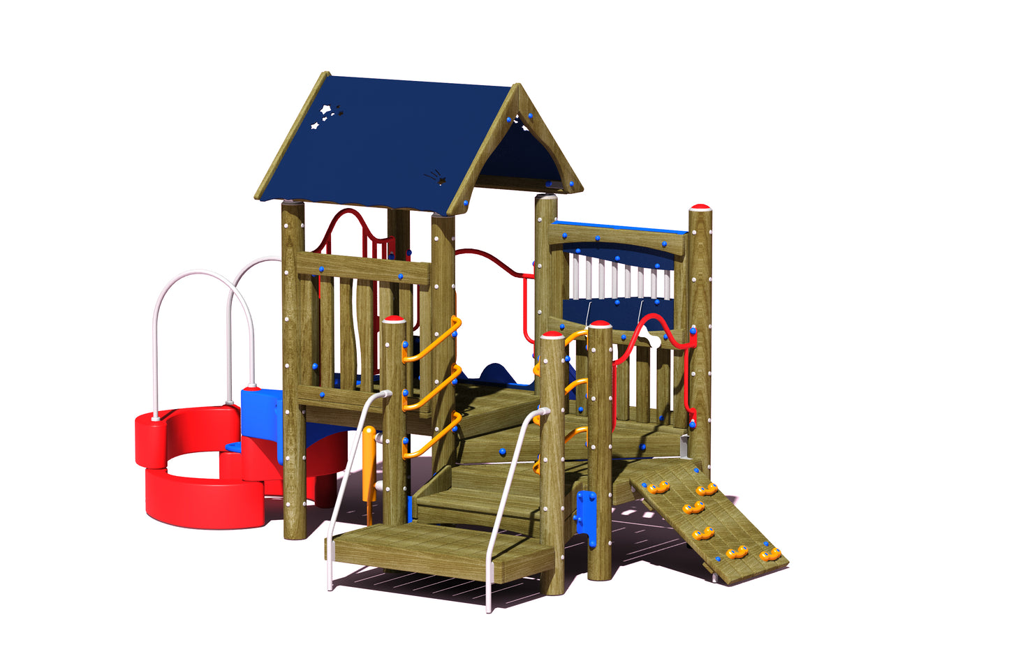 Rocky Top Play System with Blue Roof