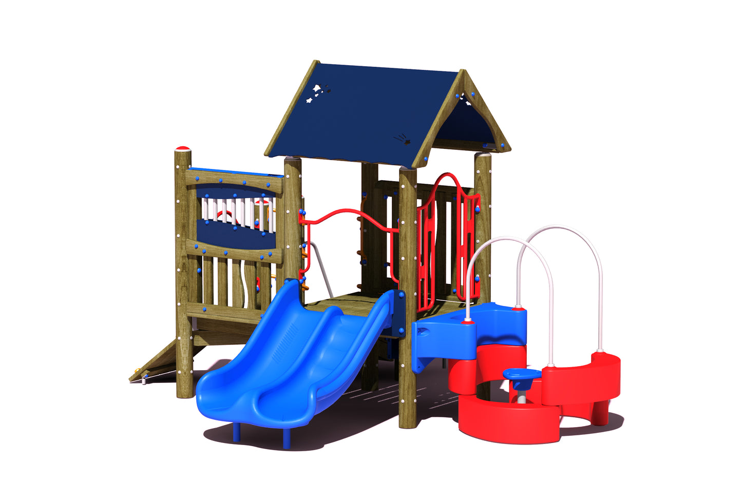 Rocky Top Play System with Blue Roof