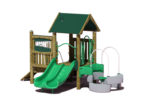 Rocky Top Play System with Green Roof