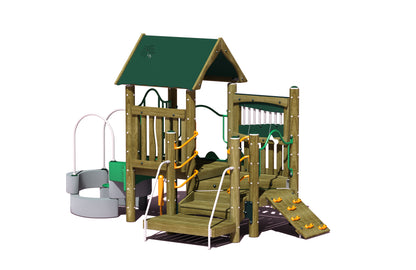 Rocky Top Play System with Green Roof