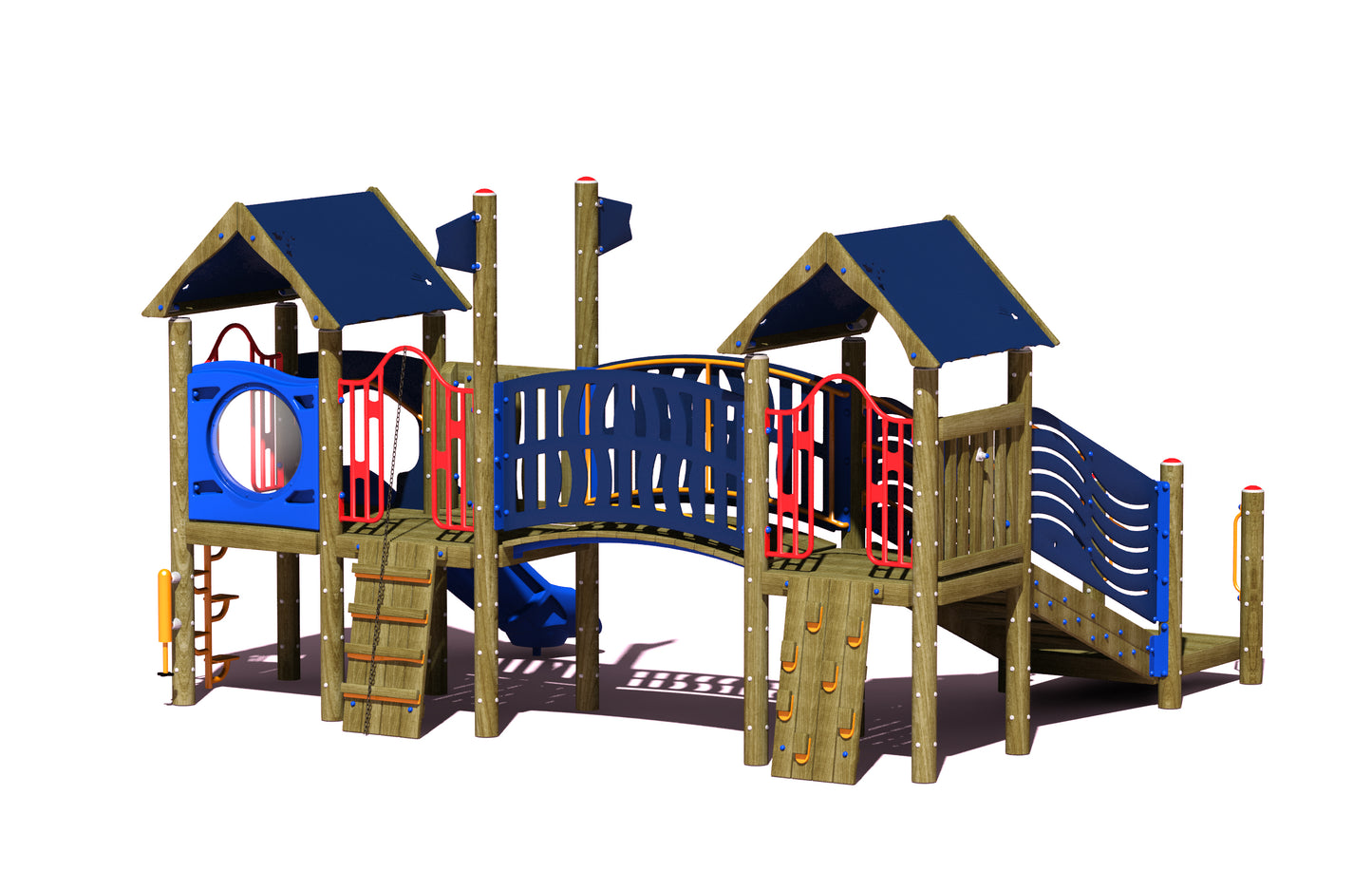 Resort Play System with Blue Roof