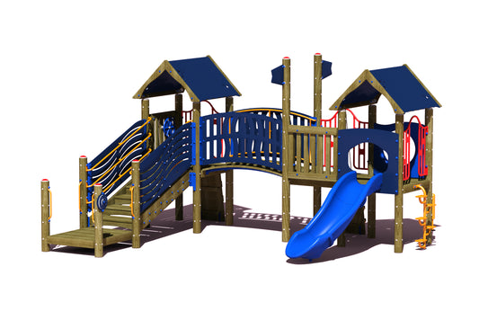 Resort Play System with Blue Roof