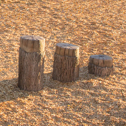 Tree Stumps: 1 Small, 1 Medium, & 1 Large Stump