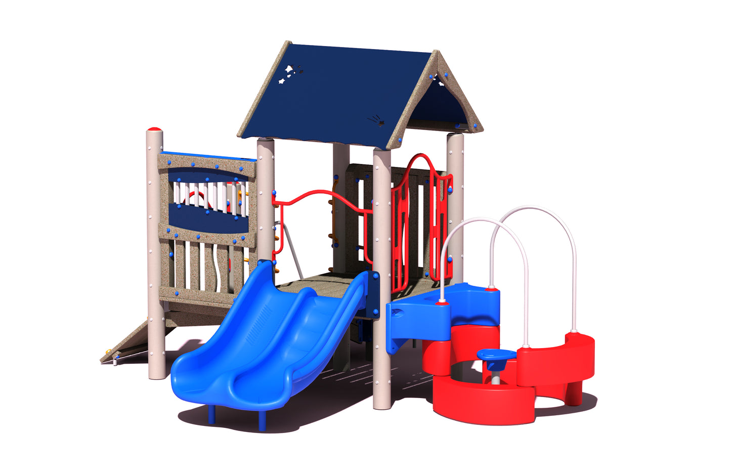 Rocky Top Play System with Blue Roof