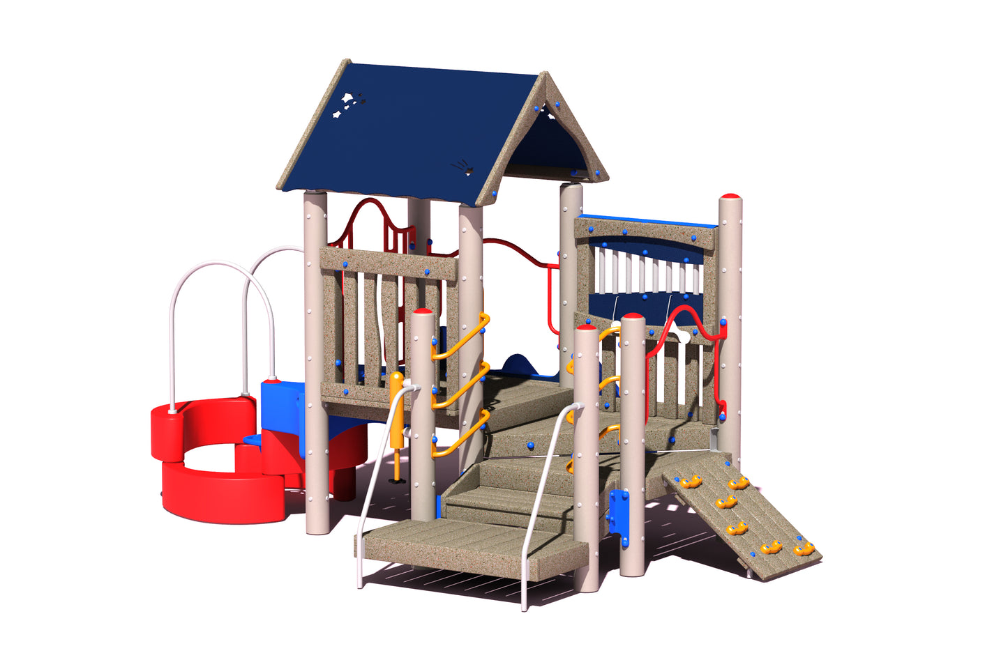 Rocky Top Play System with Blue Roof