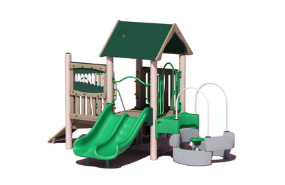 Rocky Top Play System with Green Roof