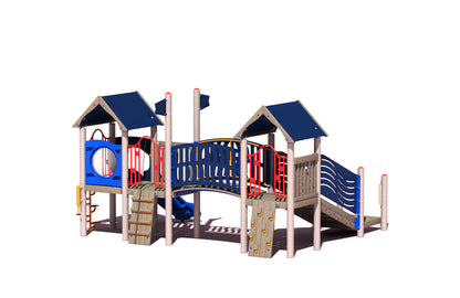 Resort Play System with Blue Roof