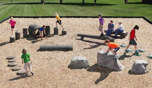 Tree Stumps: 2 Small & 1 Medium Stump