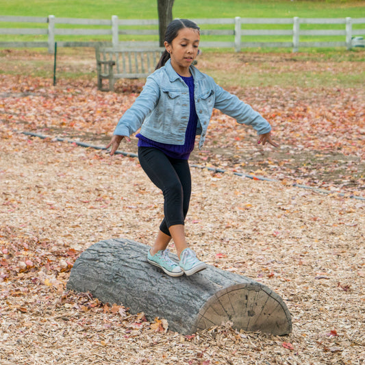 4' Half Log Balance Beam