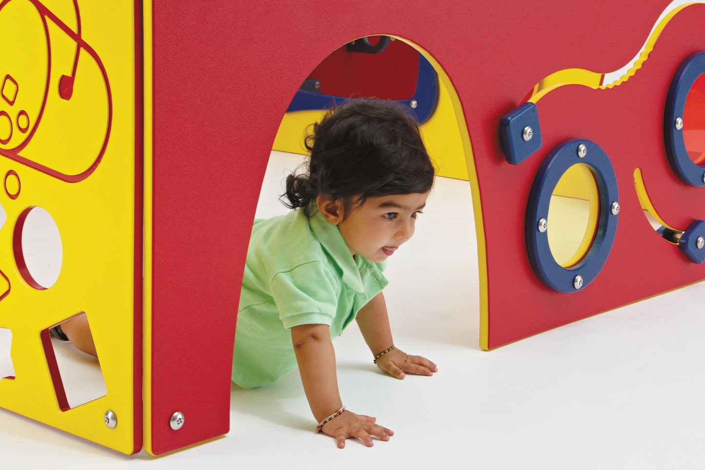 Learn-A-Lot Play Station & Sensory Wall: 4 Panel Configuration Play Structure