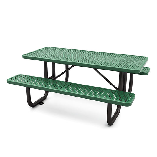 ADA Expanded 8' Steel Picnic Table