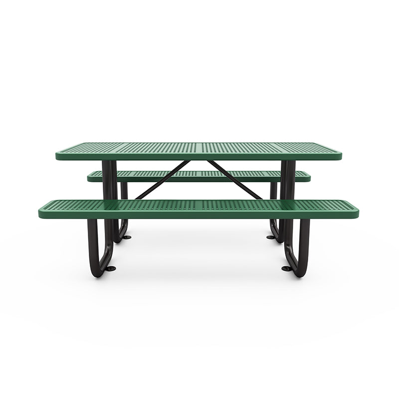 ADA Expanded 8' Steel Picnic Table