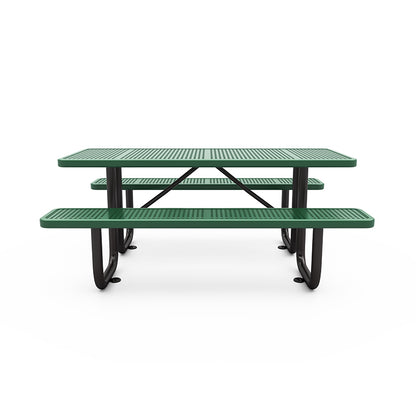 ADA Expanded 8' Steel Picnic Table