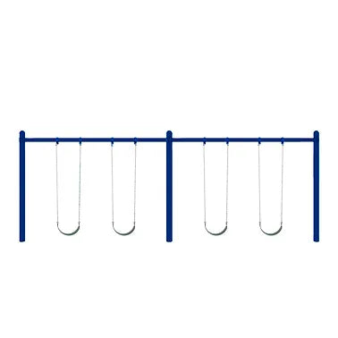 5" Single Post Swing 8ft-2 Bay